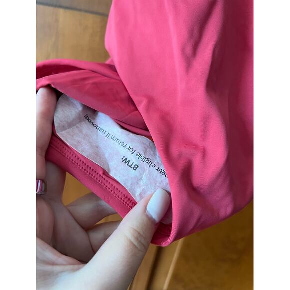 NWT Andie Women's The Hydra One Piece Swimsuit Ruffle Rosette Pink Size S - Picture 5 of 14